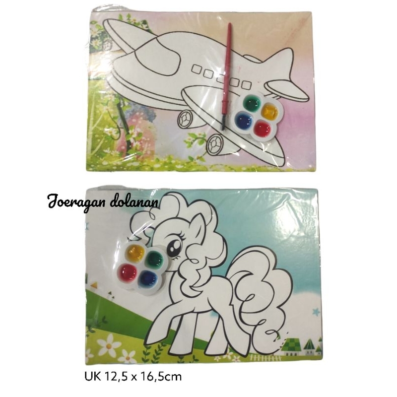 

10pc Mainan edukasi mewarnai cat air medium mainan