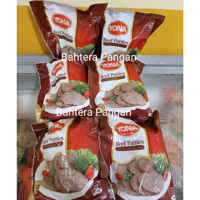 

Yona Beef Patties 500gr Daging Sapi