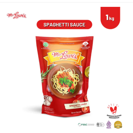 

Saus Spaghetti Mc Lewis 1 Kg - Jihaan's Food Medan