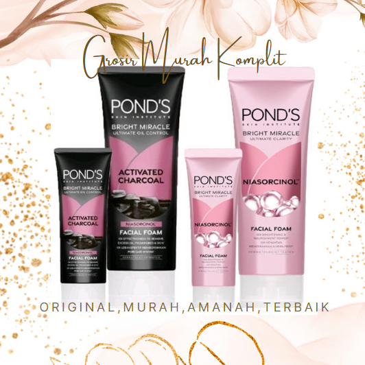 Ponds Bright Beauty Facial Foam 100gr Pencuci Muka Ponds
