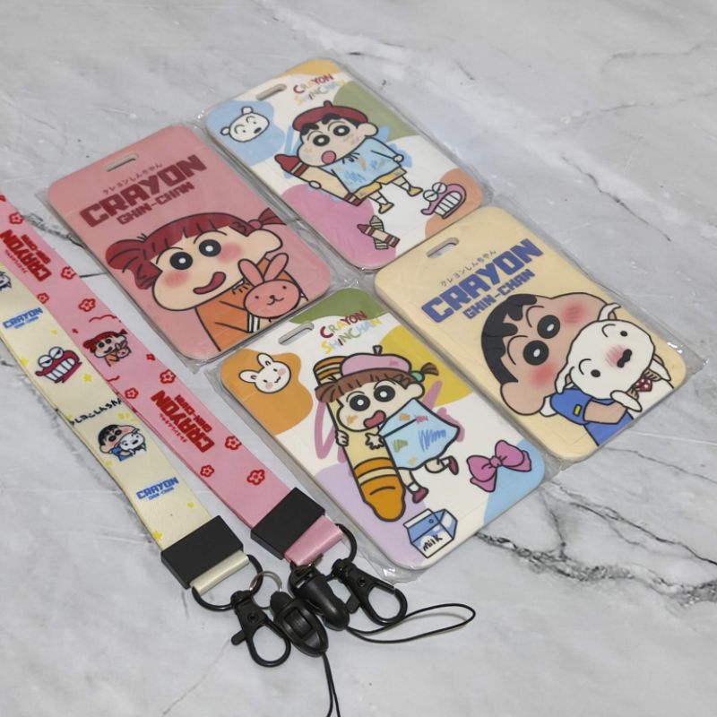 

Lanyard Kalung ID Card Holder Sincan Sinchan / Shinchan Friends Lucu Cute