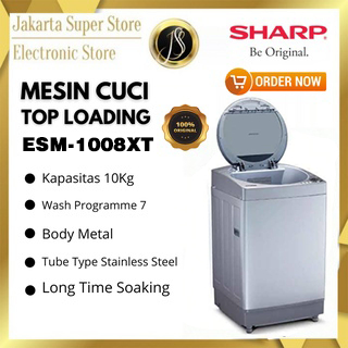 MESIN CUCI SHARP 1 TABUNG ESM 1008 T KAPASITAS 10KG