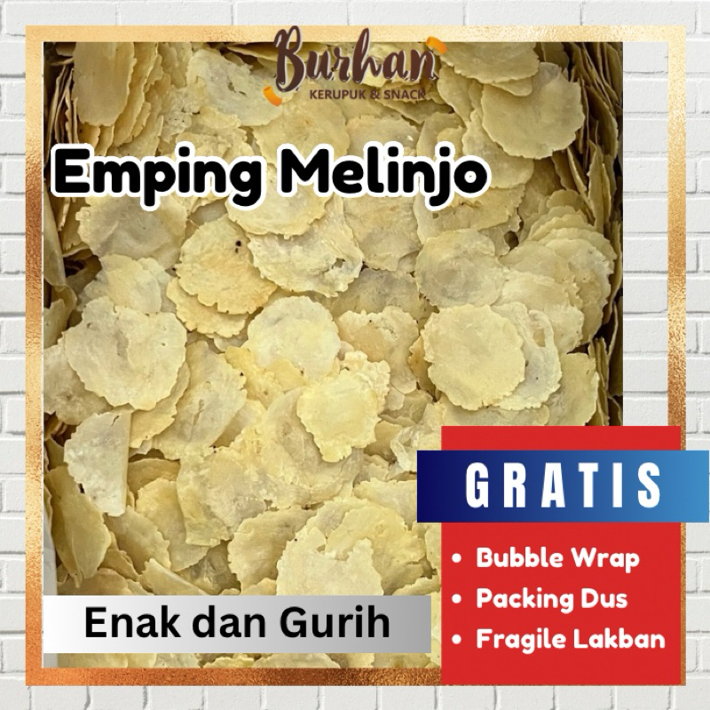 

Emping Melinjo 250gr | Asli Melinjo, Enak, Renyah Dijamin Mekar