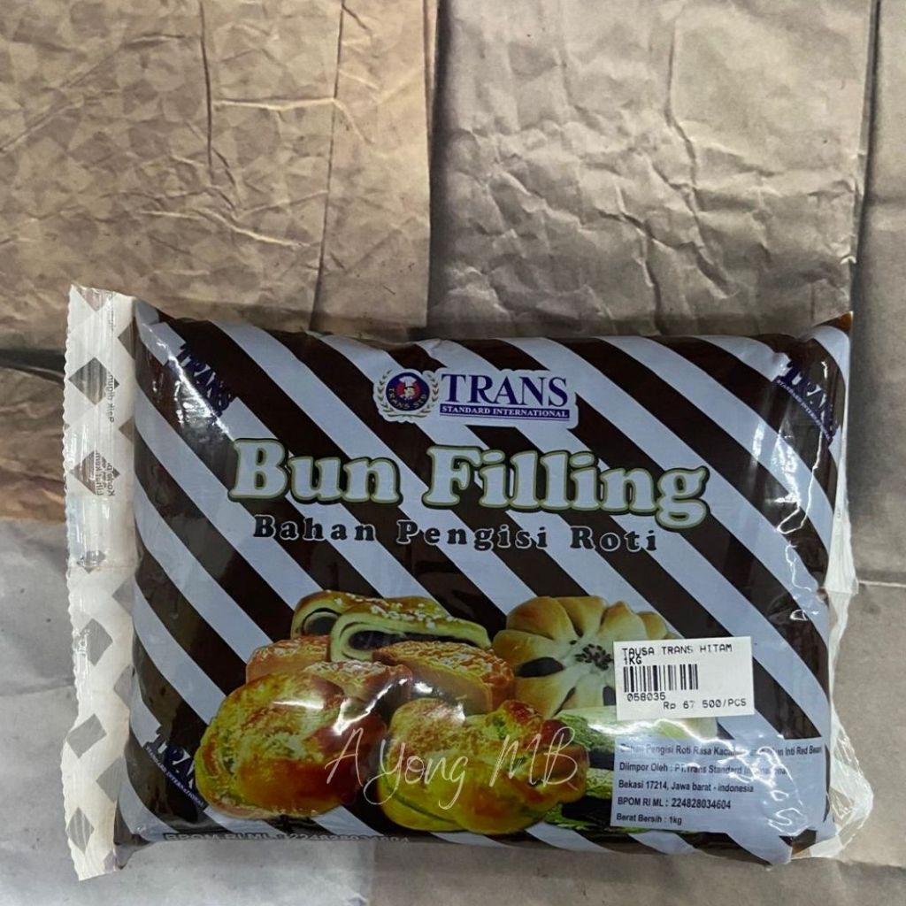 

TRANS BUN FILLING RED BEAN / PASTA KACANG MERAH 1KG / ISIAN ROTI BAKPAO
