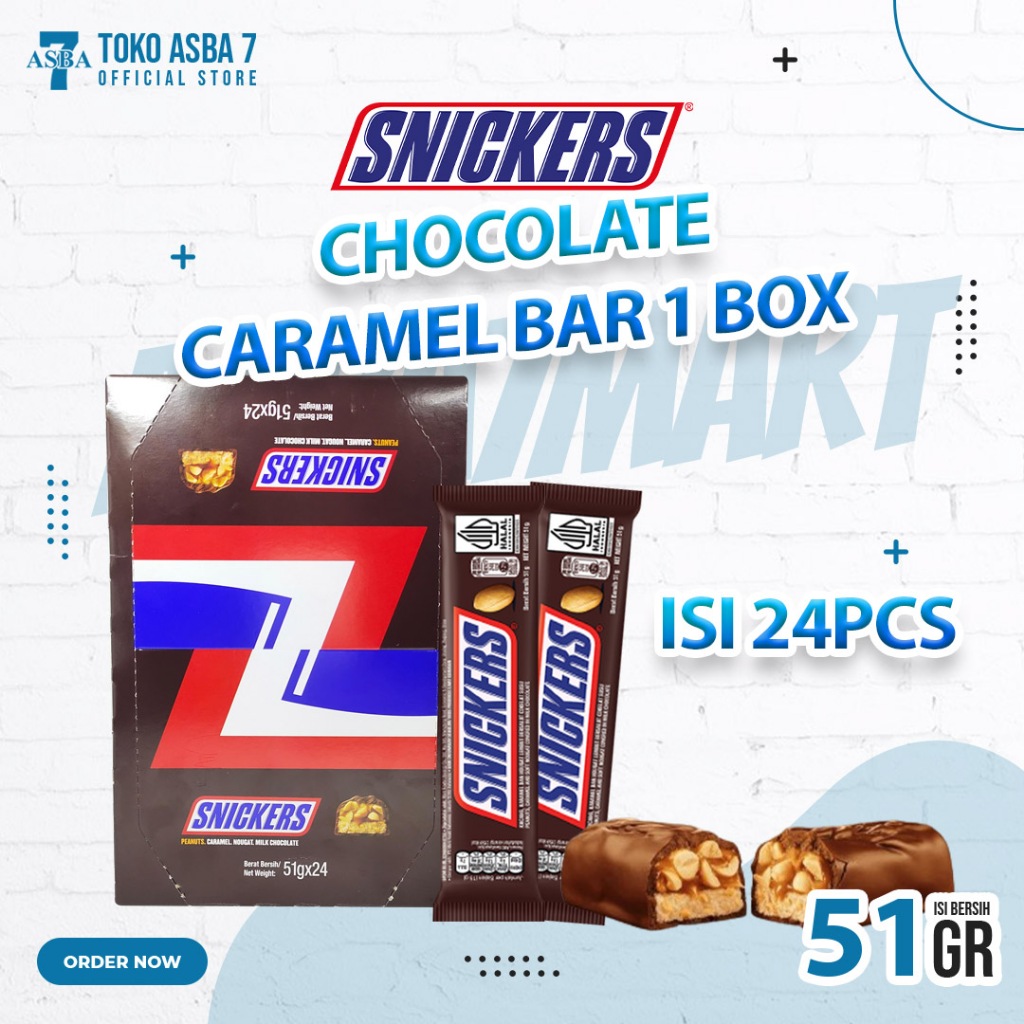 

SNICKERS CARAMEL NOUGAT 51GR INDO 1BOX