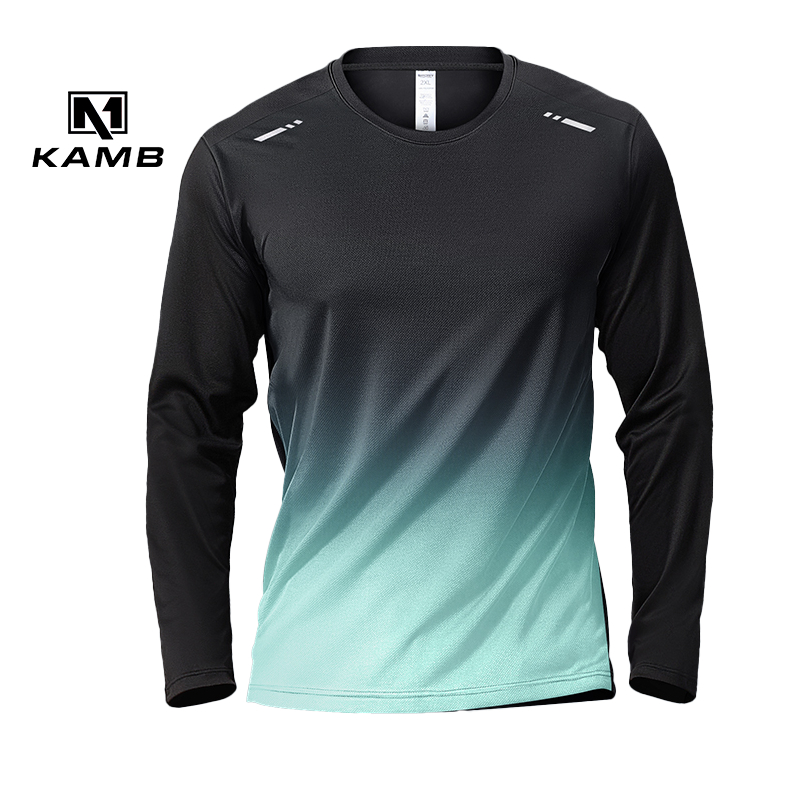 KAMB kaos lengan panjang pria training dry fit