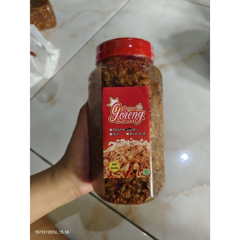 

Bawang Goreng full bawang tanpa trasi 250gr