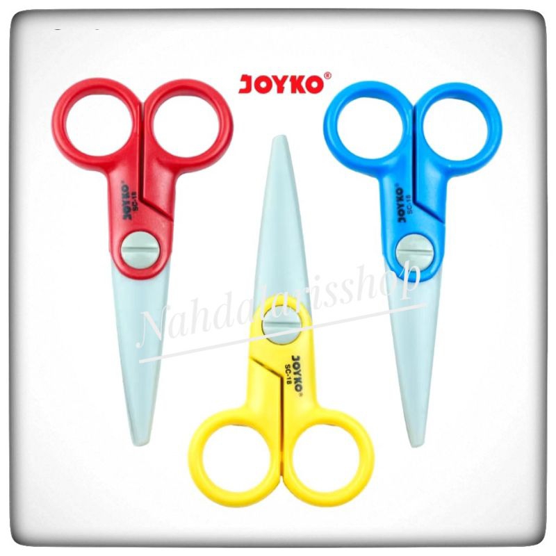 

GUNTING JOYΚΟ SC-18 Untuk Anak Kecil / Scissors Joyko SC-18 Untuk Anak Kecil Belajar Menggunting