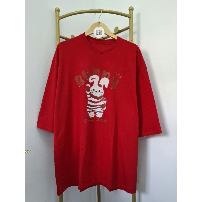 kaos tunik 7/8 bigsize