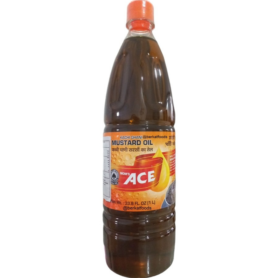 

Mustard Oil Kachi Ghani Ace India / Minyak Biji Sawi / Sarson Ka Tel