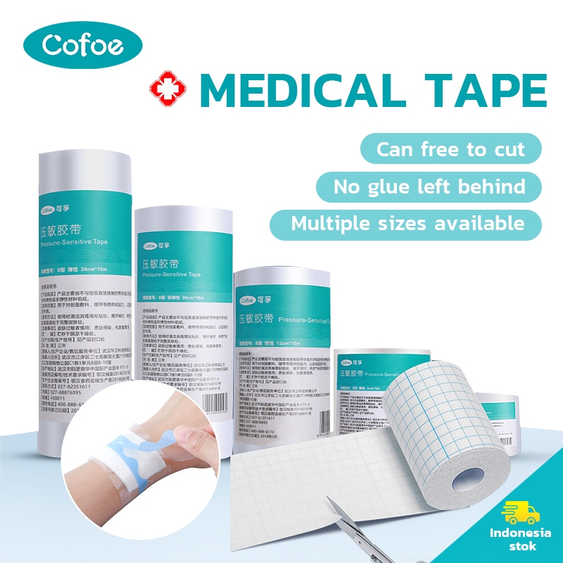 Cofoe Perban Medis Film Plester Tahan Anti Air Luka operasi sesar Transparan Medical Tape Non Woven