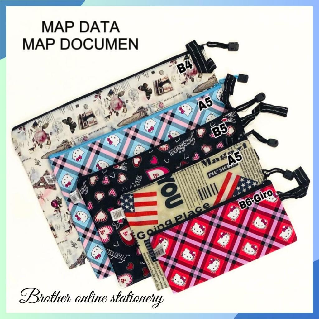 

BOS Pouch Map Data/Pouch Kosmetik/Tas Make Up/Dompet Lucu/Tas Sleting
