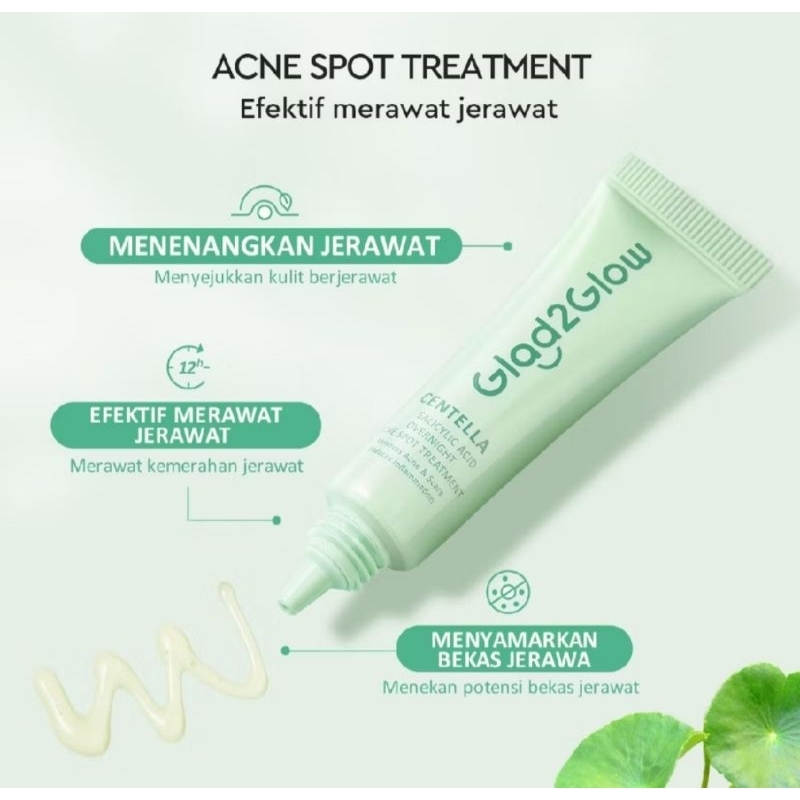 GLAD2GLOW CENTELA ACNE SPOT TREATMENT