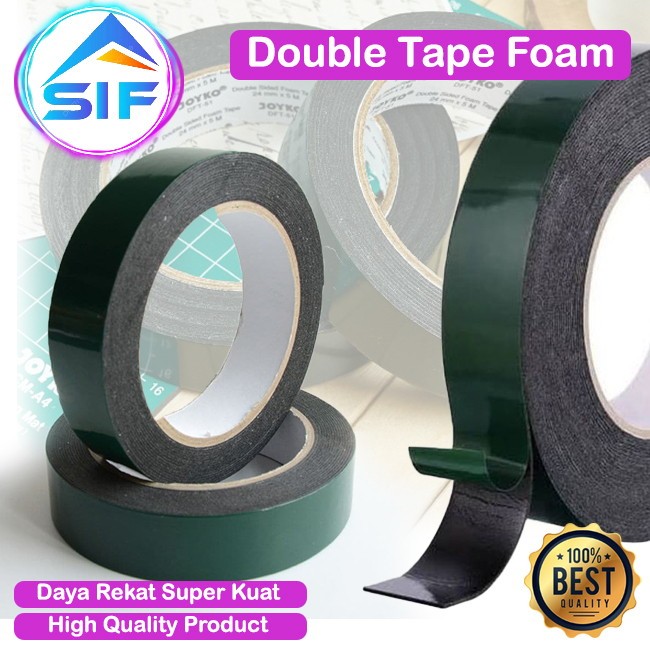 

Double Tape Foam Hijau Perekat Busa 2 Sisi Adhesive Lakban Mounting Super Kuat Serbaguna Multifungsi