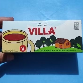 

Teh Villa Teh Hitam celup per pack isi 25 tea bags