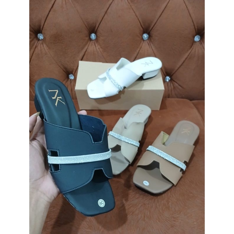 heels wanita tapak tahu cantik, simpel dan elegan