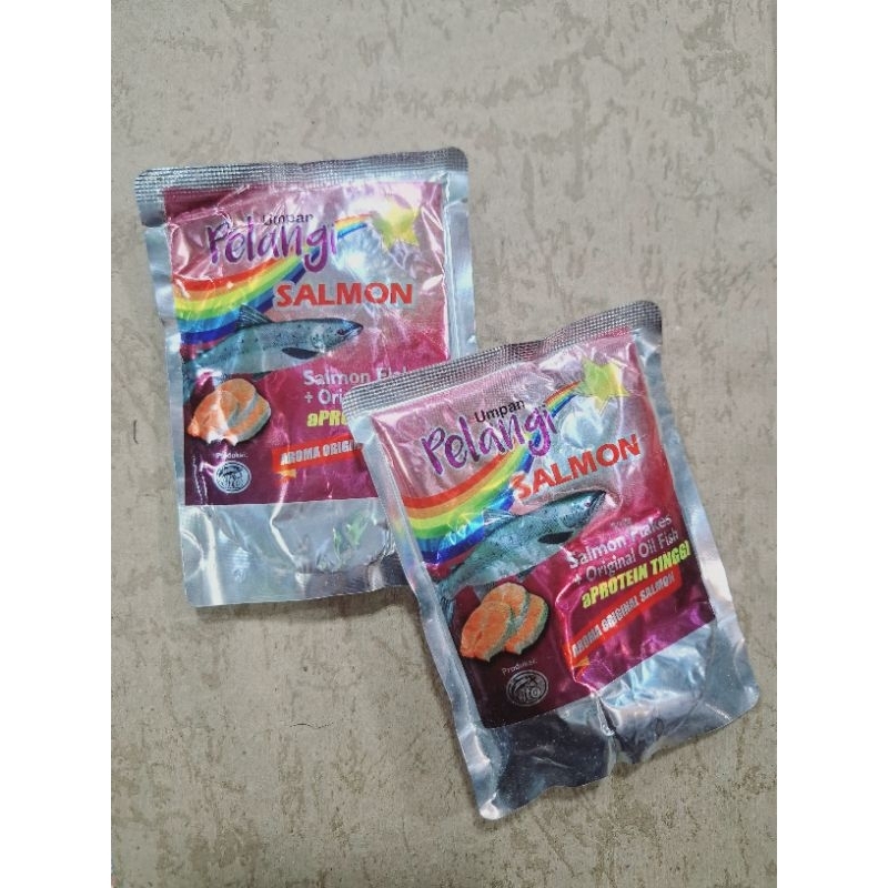 umpan pelangi salmon