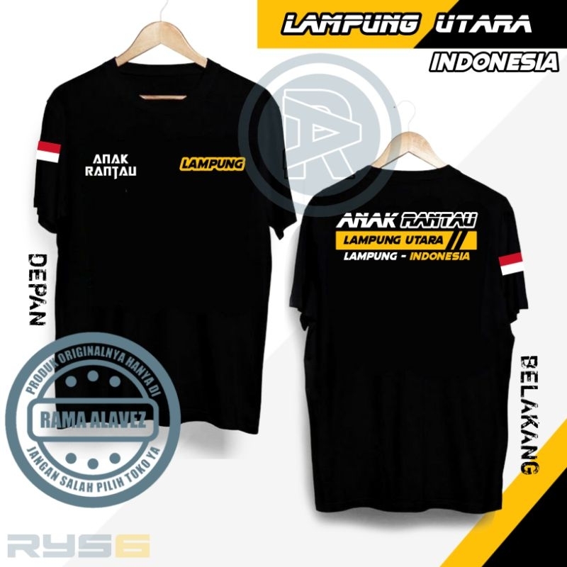 KAOS FASHION PRIA ATAUPUN WANITA DESAIN ANAK RANTAU LAMPUNG UTARA INDONESIA | RYS6 LMPG