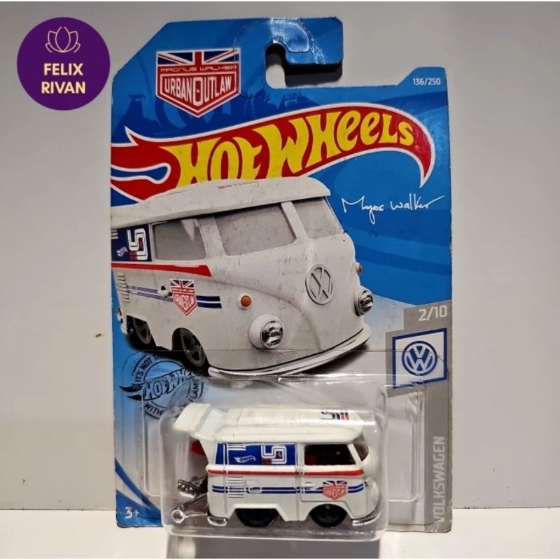 Hot Wheels Volkswagen Kool Kombi Urban Outlaw Putih