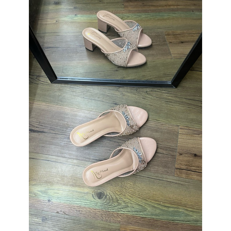 Sendal wanita/ wedding shoes / selop payet