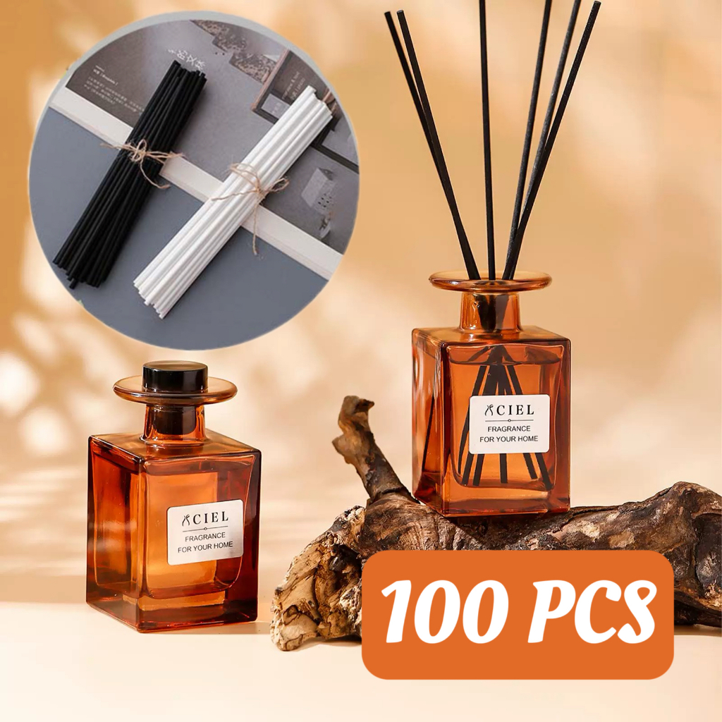 100pcs Stik Fiber Reed Diffuser Stik Fiber for Parfum / Aroma Difuser Fiber Stick Reed Diffuser Stik