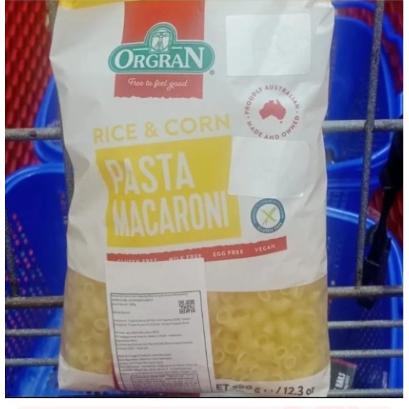 

orgran rice corn pasta macaroni 350gr