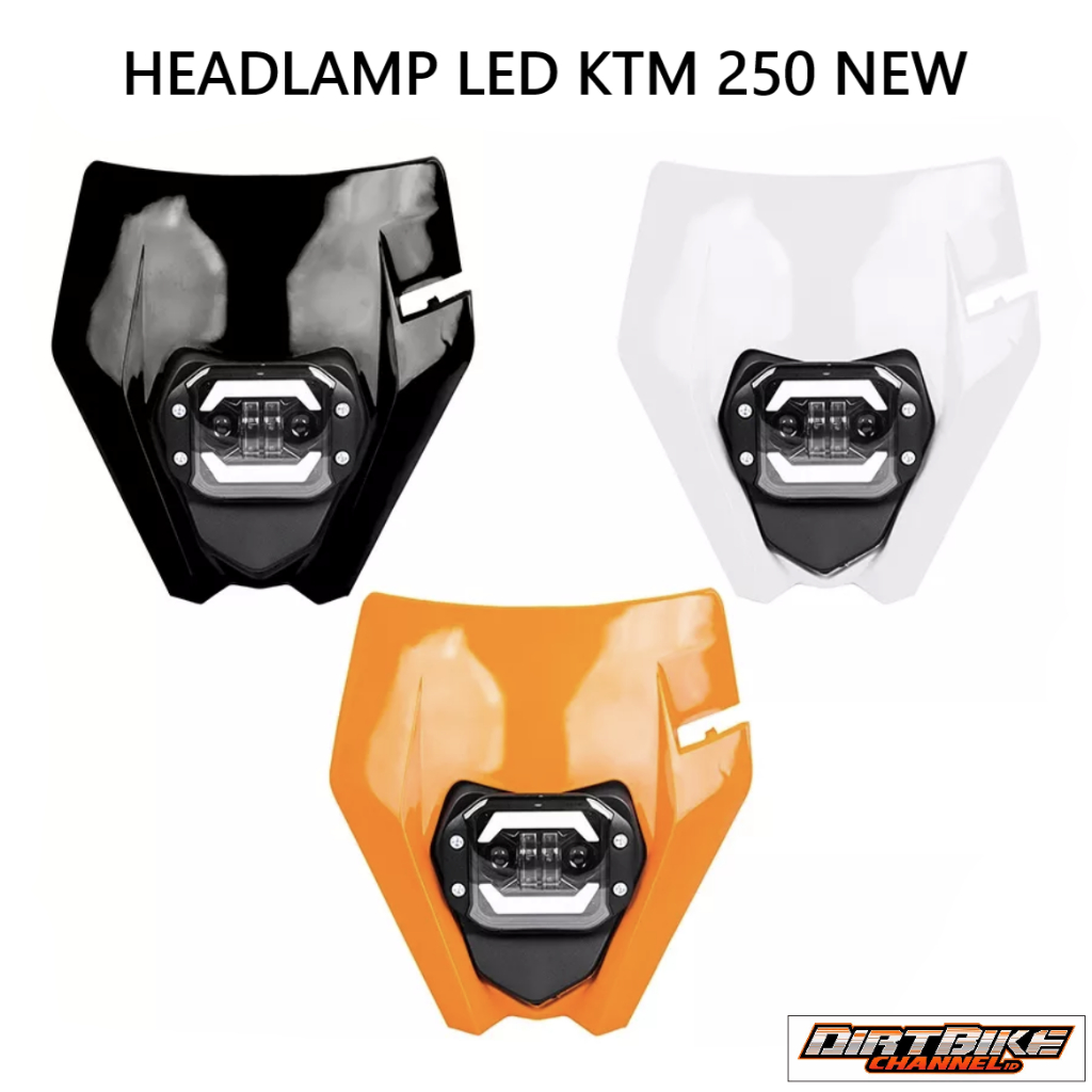 Lampu Depan Headlamp Reflektor LED KTM 250 CUSTOM KLX CRF DTRACKER 150 WR 155