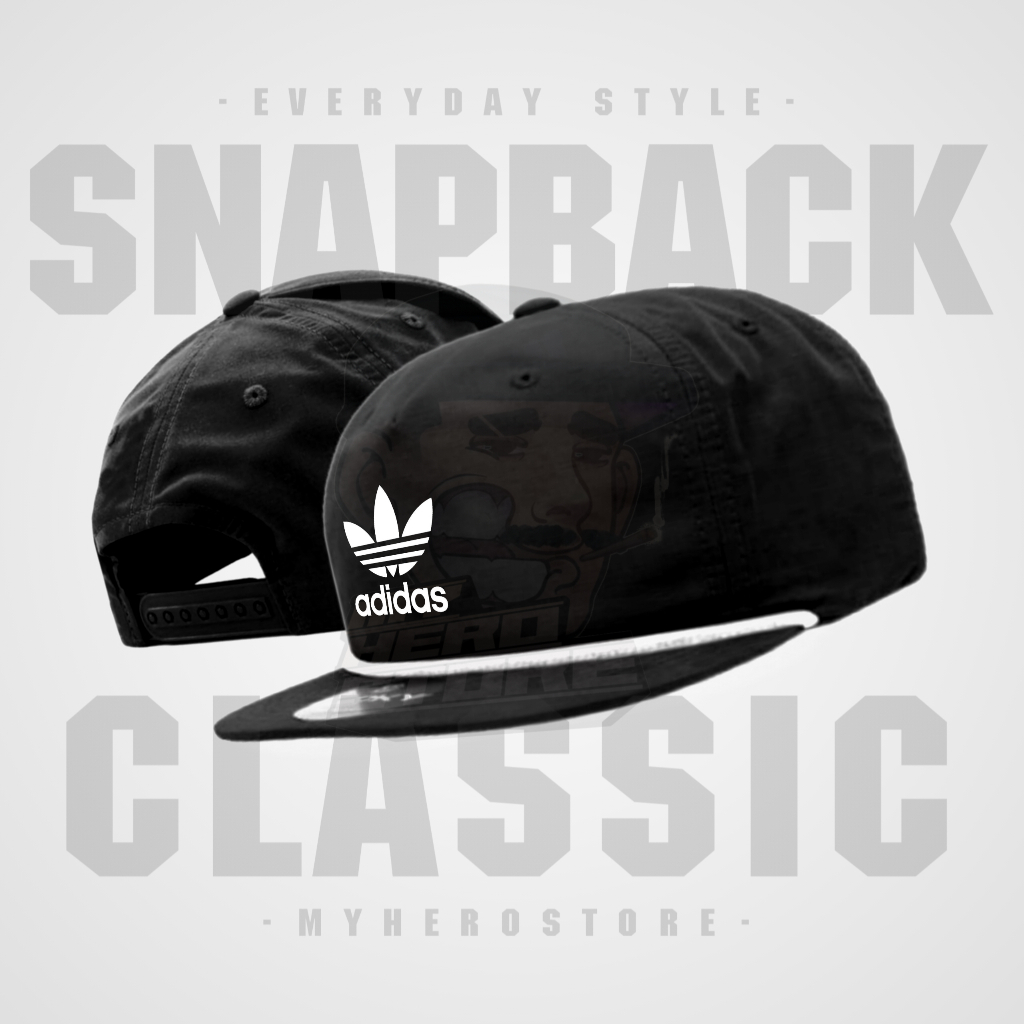ADIDAS II ROPE HAT II VINTAGE CLASSIC II SNAPBACK CLASSIC UNISEX II ALL SIZE DEWASAa II ALL COLOR VA