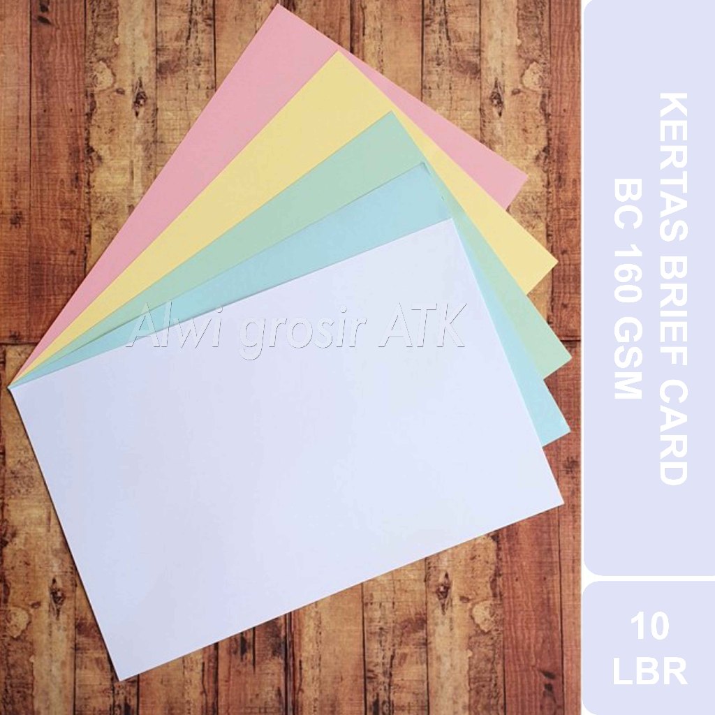 

10 LEMABR | KERTAS BC FOLIO WARNA / KERTAS SERTIFIKAT BRIEF CARD PAPER