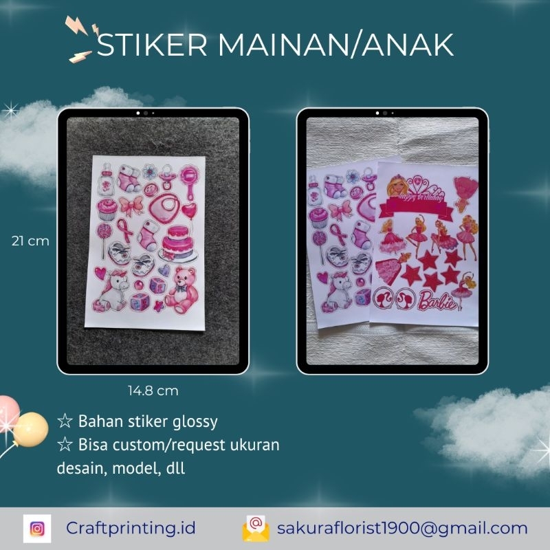 

STIKER CUTE | STIKER MAINAN | TERMURAH | BERKUALITAS | UNTUK LAPTOP | HP | DLL