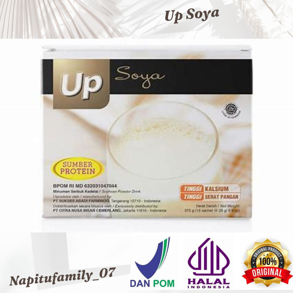 

Up Soya (15 sachet per kotak)