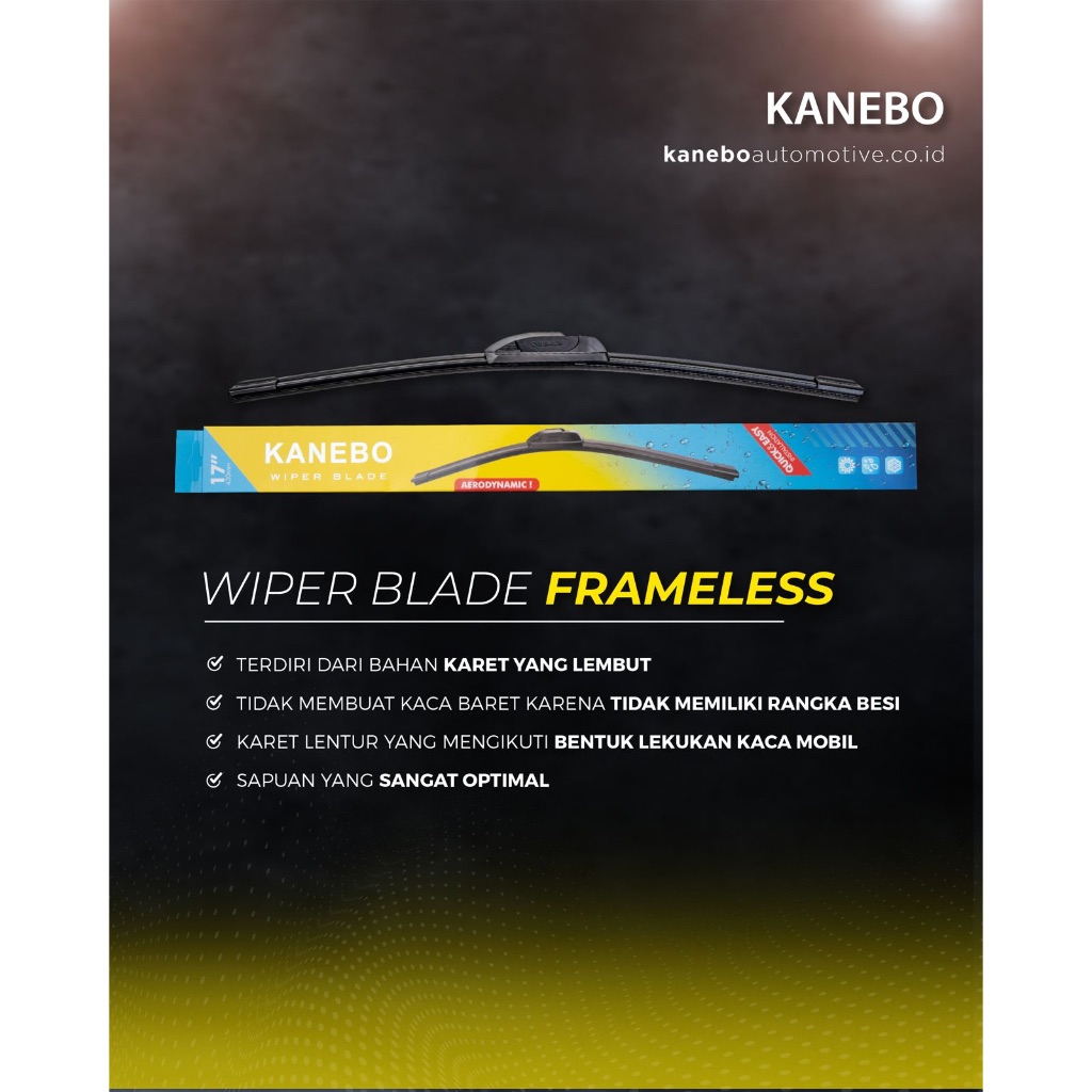 Wiper Kanebo Frameless / Wiper Kanebo Automotive / Wiper blade universal