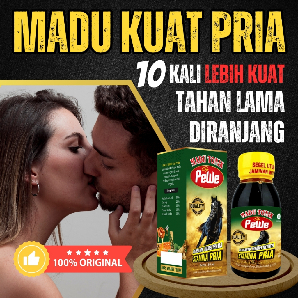 

Madukuat Madu Pewe Original Herbal Alami Stamina Penambah Vitalitas Pria Kuat Tahan Lama Di Ranjang