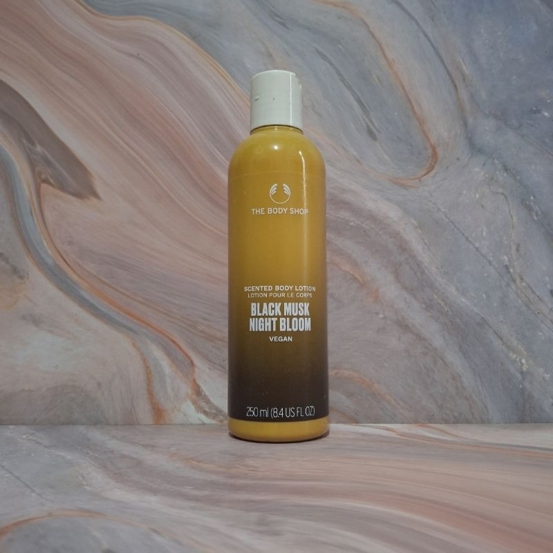 the body shop black musk night bloom body lotion