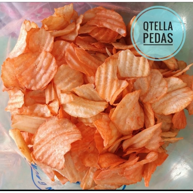 

Qtella Pedas 250gram|JajananViral|snackmurah