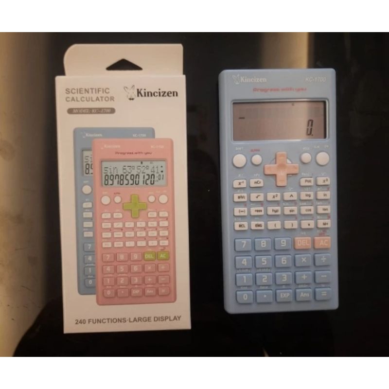 

KINCIZEN KC-1700 - KALKULATOR SEKOLAH KULIAH / CALCULATOR SCIENTIFIC KC 1700