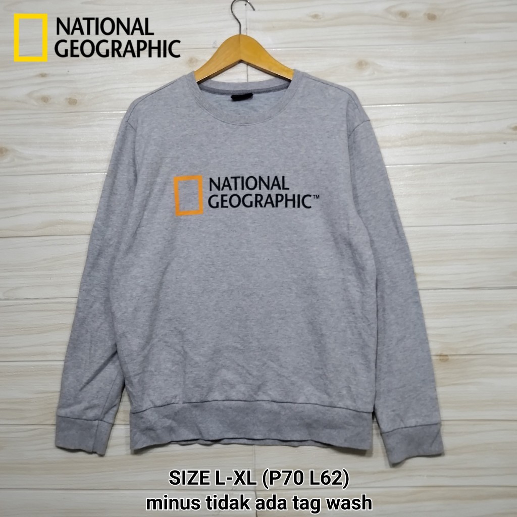 Sweater Crewneck National Geographic Natgeo Second Original