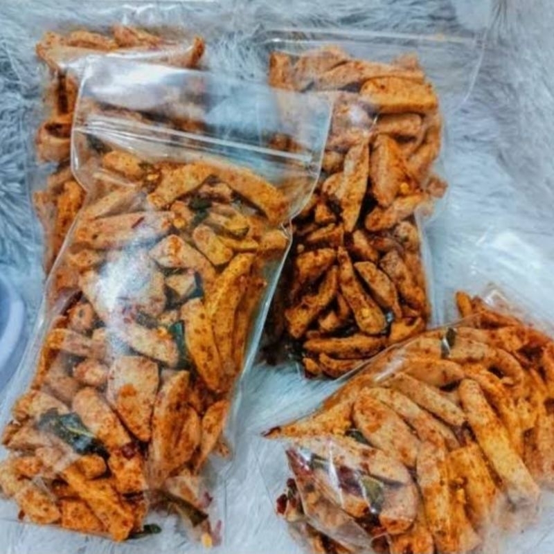 

CEMILAN BASRENG PEDAS DAUN JERUK/BASRENG PEDAS DAUN JERUK VIRAL KEMASAN 100 GRAM MURAH