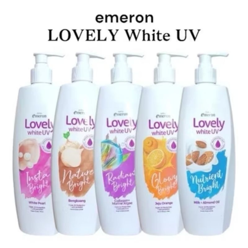 Emeron Lovely White Hand & Body Lotion UV Glow & Bright 500 ml