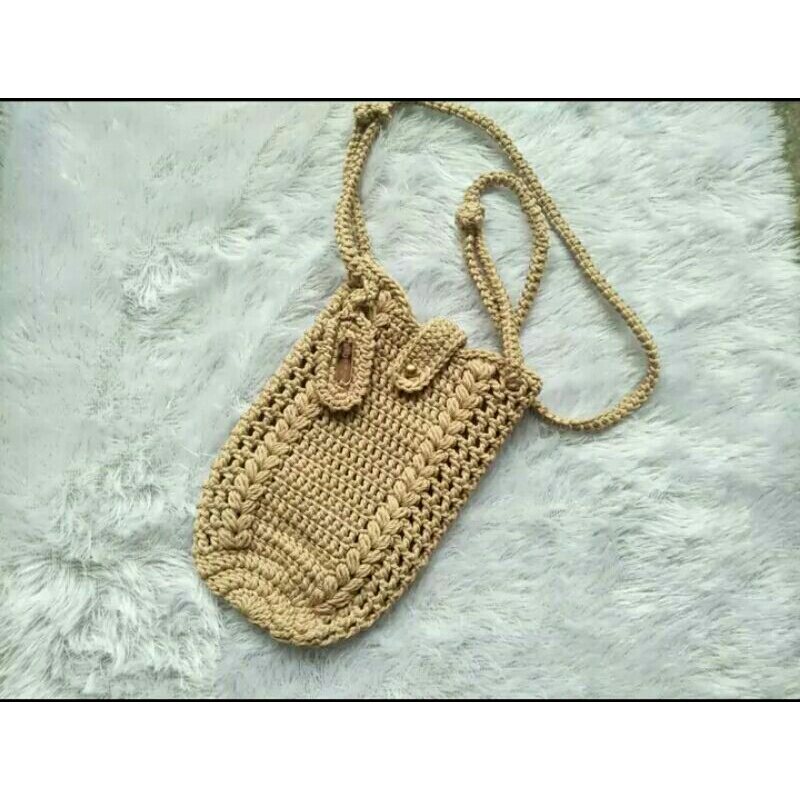 tas  hp rajut/tas wanita rajut