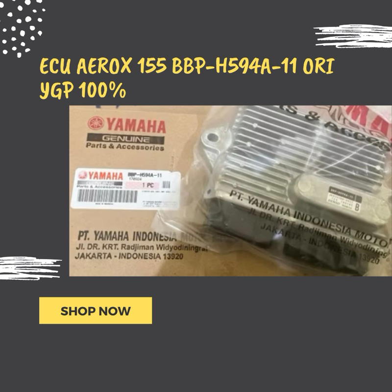 ECU AEROX 155 BBP-H594A-11 ORI YGP 100%