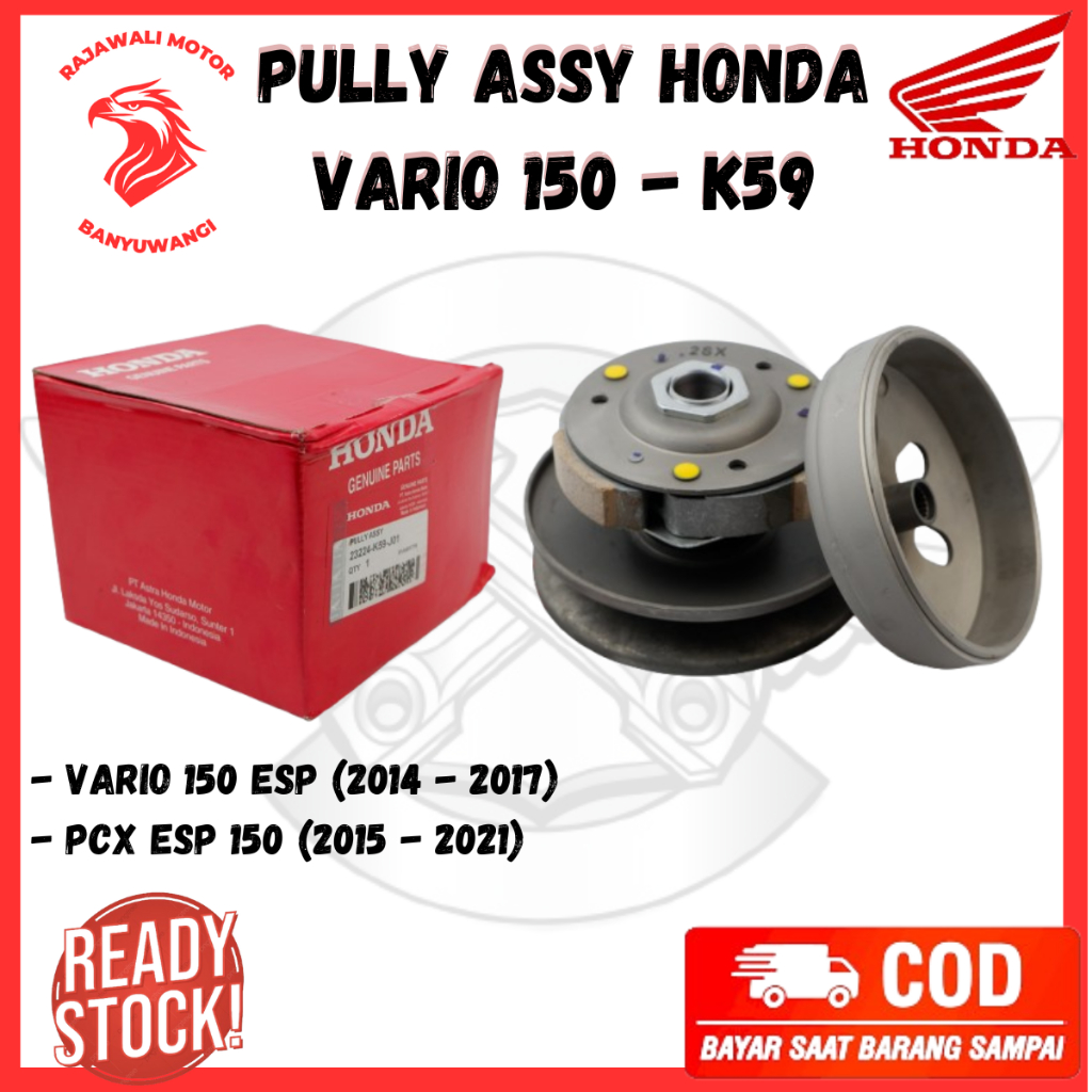 Pully Belakang Vario 150 Ori  - Vario 150 Ori - Pully Assy Honda Vario 150 - Pcx Esp 150 K59 K36