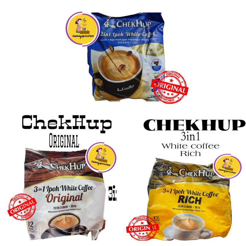 

Chek Hup 3 in 1 Original Ipoh White Coffee / Chek Hup Coffee King / Chek Hup 2 in 1 Coffee Creamer