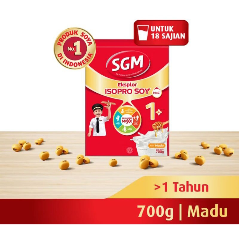 

SGM Eksplor ISOPRO SOY 1+ Vanila | Madu Susu Pertumbuhan 700g 1Box