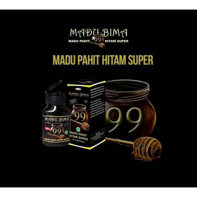 

Bima 99 150 ml Madu Hitam Ramuan | Madu Hitam Pahit Original | Madu bima 99