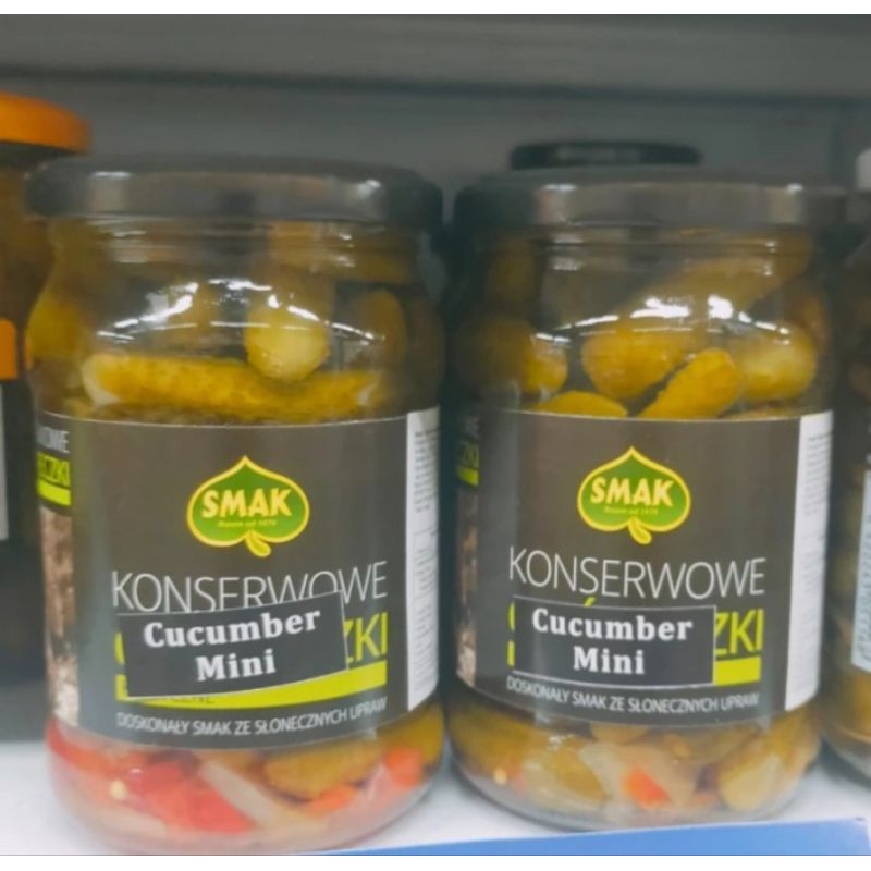 

SMAK Konserowe Cucumber Mini 300gr