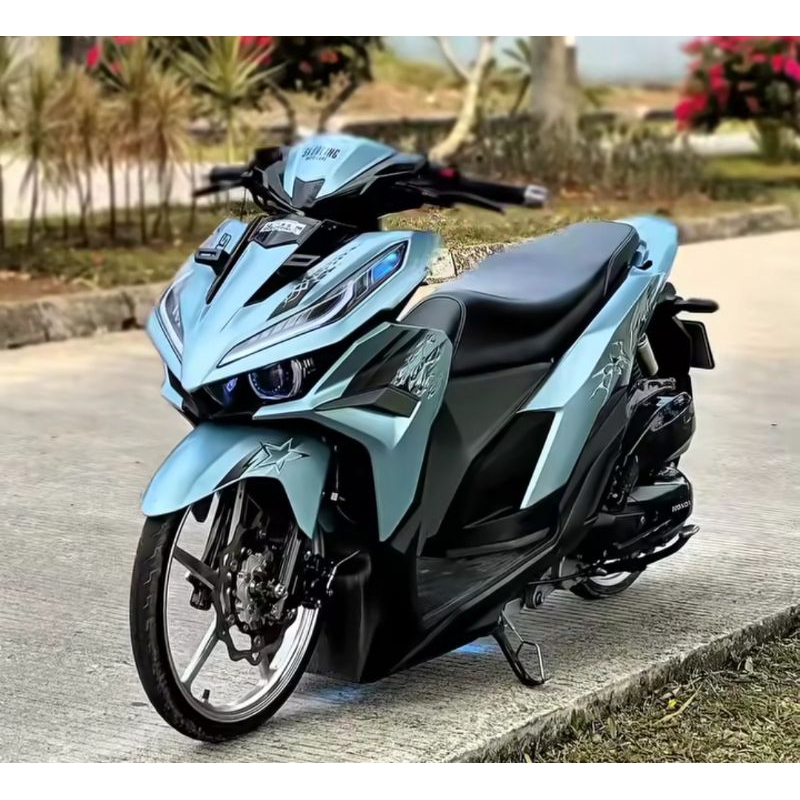 Cat PU AQUA Green | biru semu hijau muda metalic |
