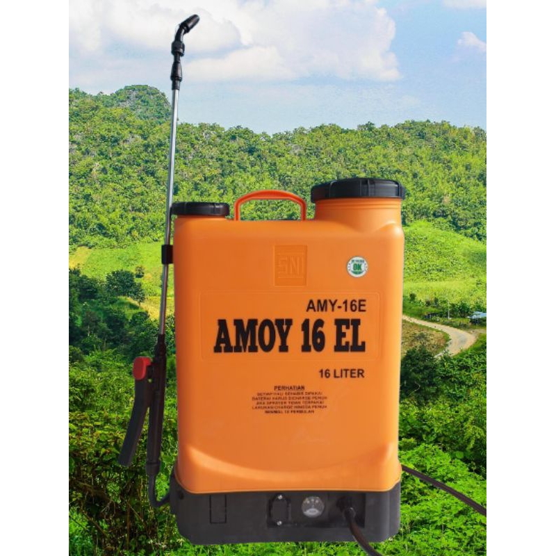Sprayer Elektrik AMOY 16 Liter Tangki Semprot Otomatis/  Elektrik untuk Pertanian Perkebunan Penyemp