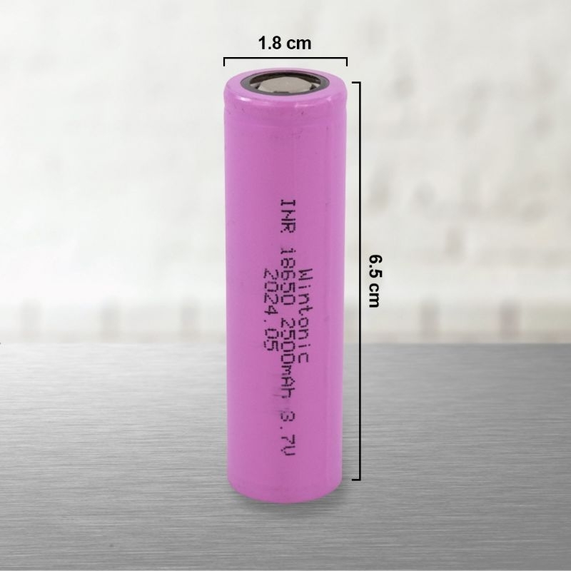 BATERAI BARU BUKAN COPOTAN LAPTOP MEREK WINTRONIC 18650 KAPASITAS REAL 2200 2500MAH HARGA PERBIJII