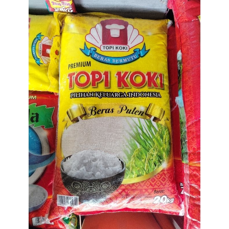 

BERAS TOPI KOKI 5 10 20 KG